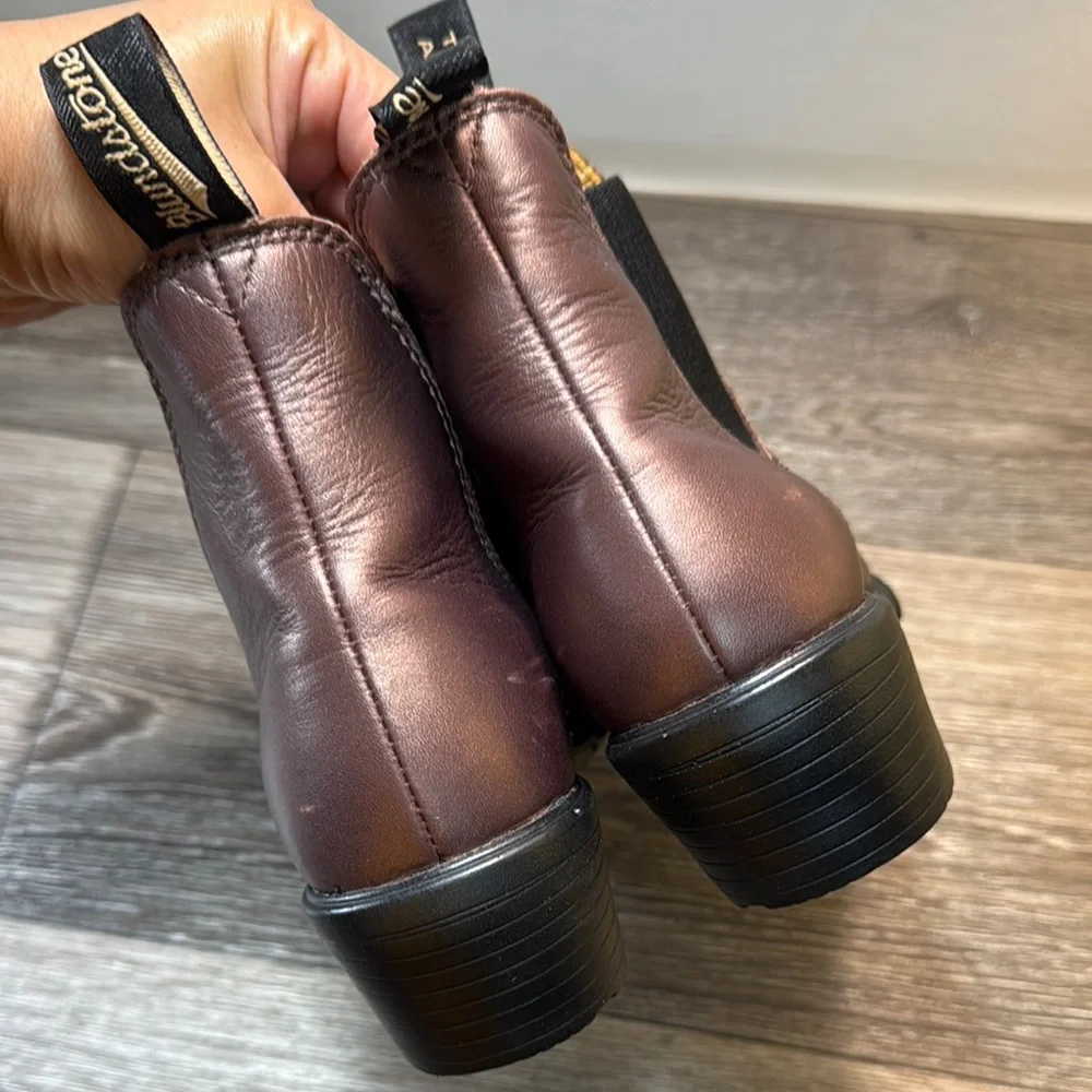 Blundstone Brown / bronze Ankle Boots woman’s 7.5 (s14) - Picture 4 of 11